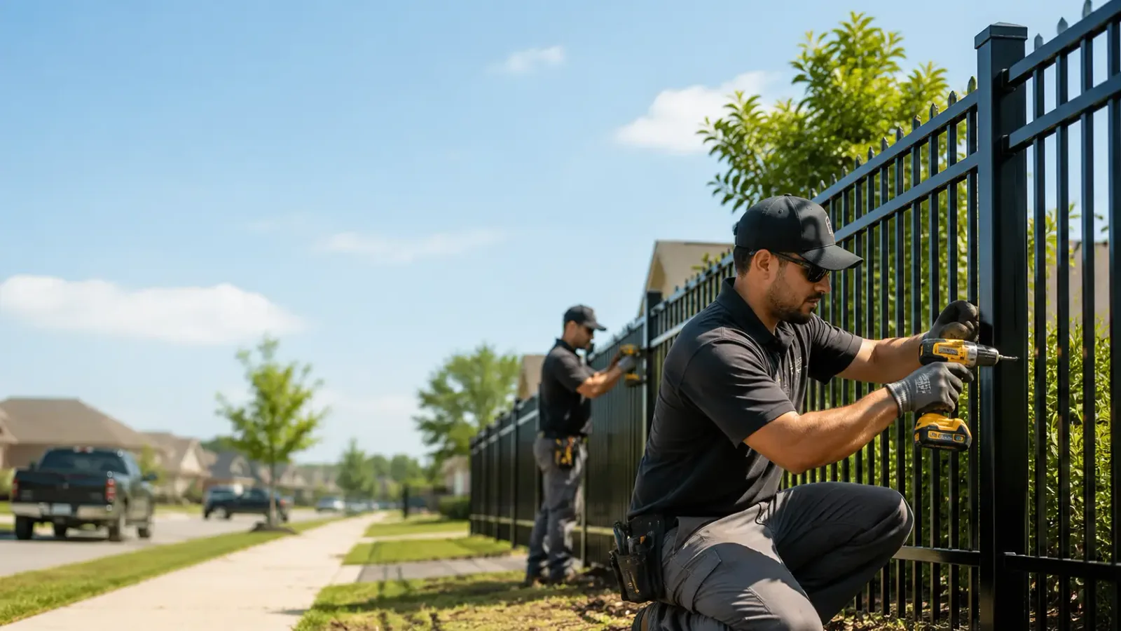 Metal Fence Installation in Olive Branch, MS
